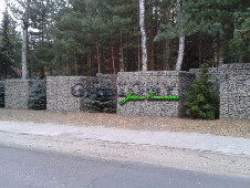gabionowe ogrodzenie